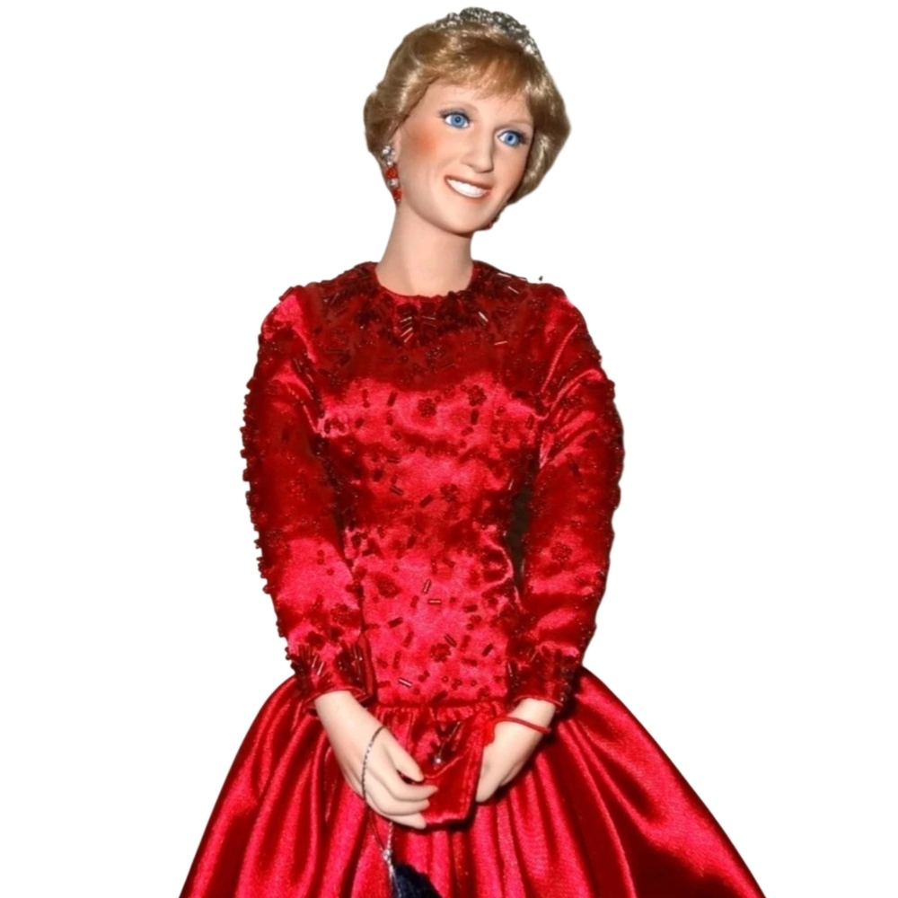 Beautiful Princess Diana Porcelain Doll